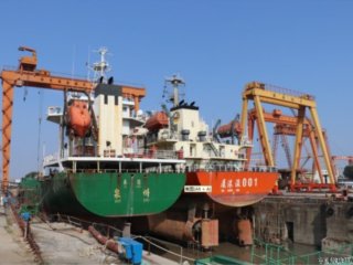 福建民船企为一季度生产开门红春节早复工